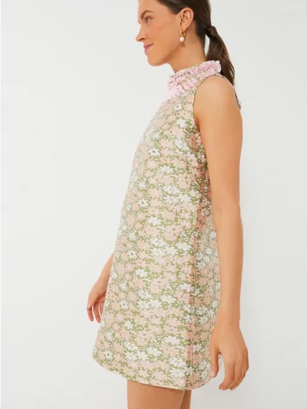 Tuckernuck Sequin Trim Maude Floral Dress Size Large - Picture 12 of 13